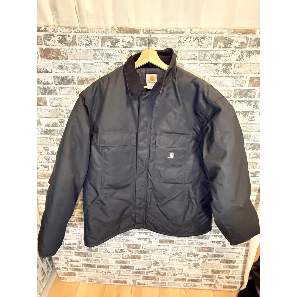 Carhartt Arctic Quilt-Lined Extremes Coat Mens XL Black  BLK Nylon Workwear NEW